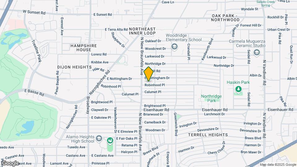 415 Robinhood Pl Map and Location Details