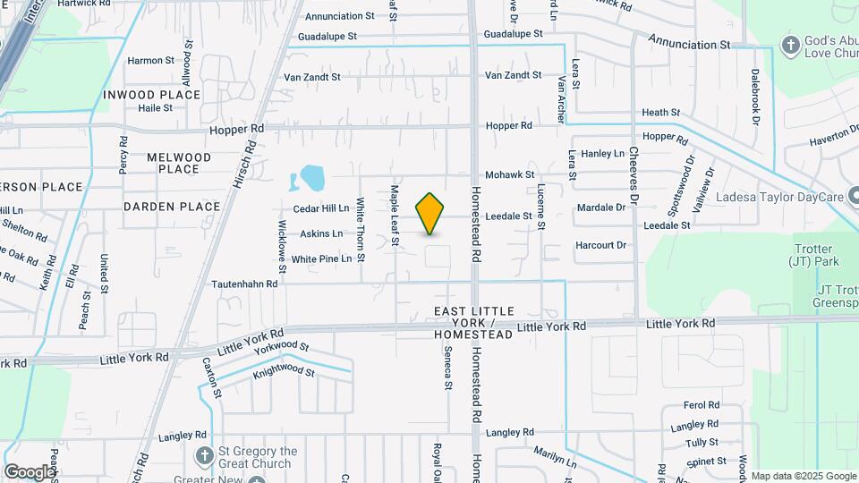 5819 Northern Oak St Mapa y Detalles de la Ubicación