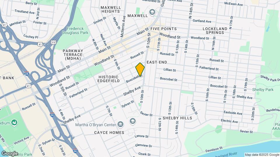 924 Boscobel St Map and Location Details