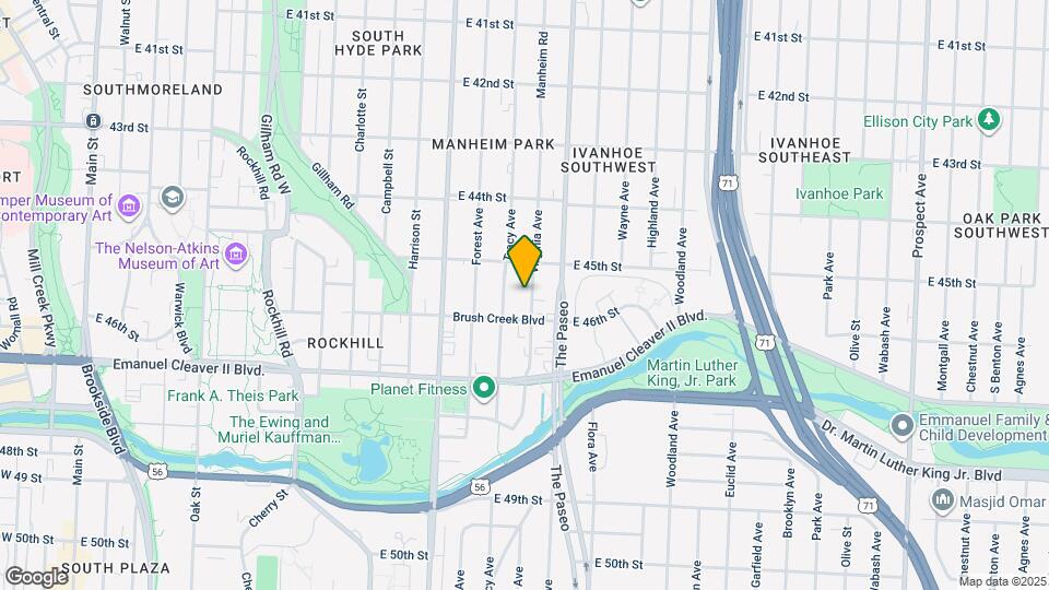 4524 Virginia Avenue Map and Location Details