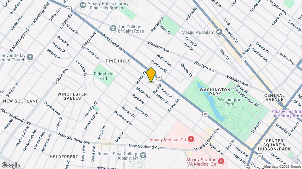 450 Yates St Map and Location Details
