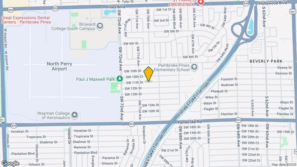 7000 SW 11th St Map and Location Details