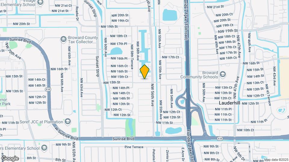 5641 NW 15th St Map and Location Details