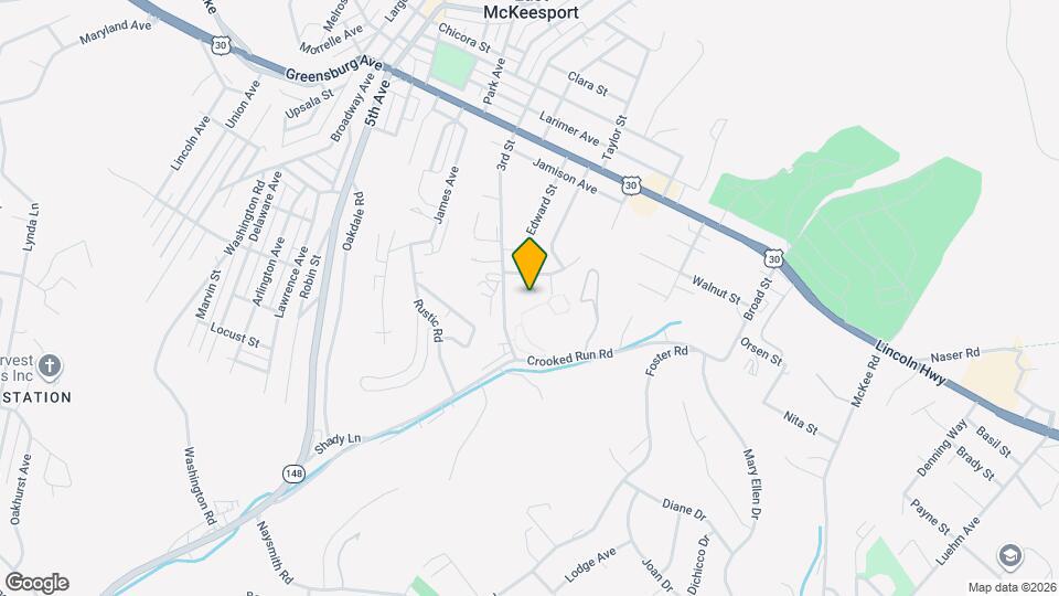 1110 Edward St Map and Location Details