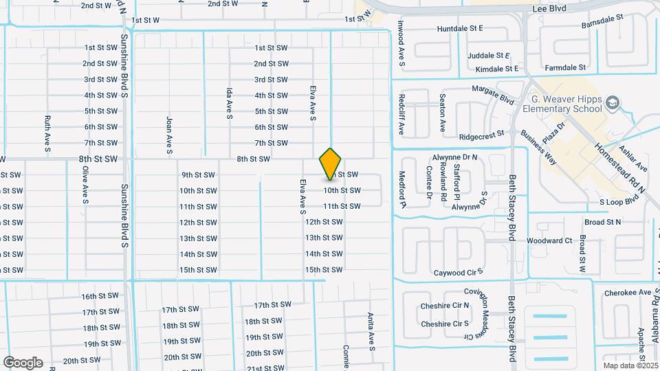 2606 10th St SW Map and Location Details