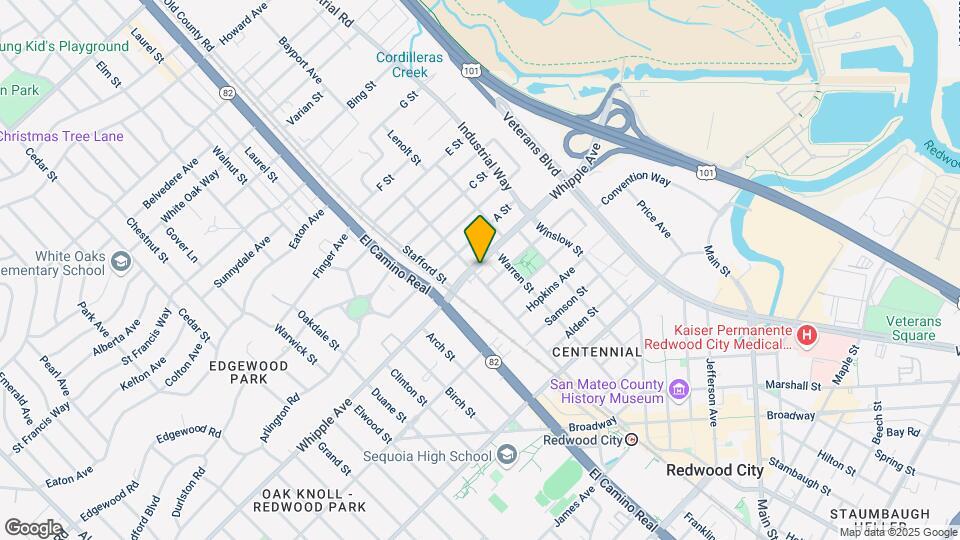 1250 Arguello St Map and Location Details