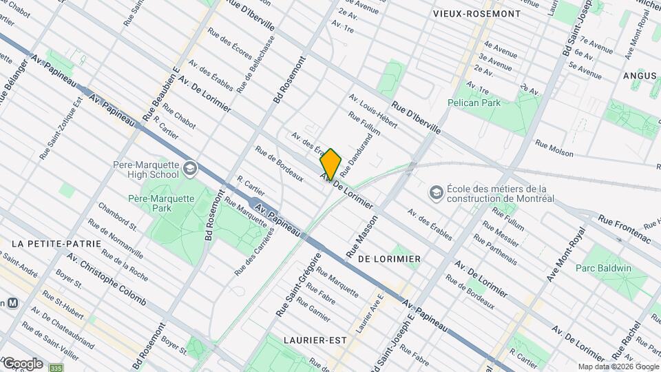 2041 Dandurand Rue Map and Location Details