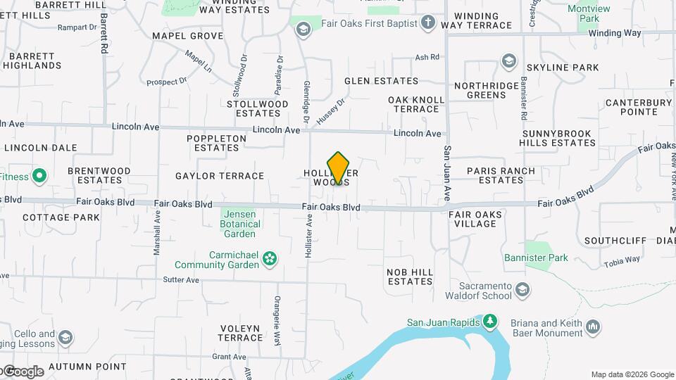 4038 Grover Ct Map and Location Details