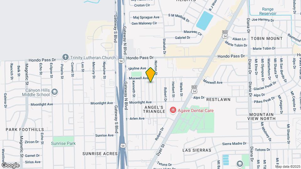8954 Ankerson St Map and Location Details