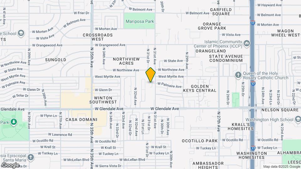 7120 N 31st Dr Mapa y Detalles de la Ubicación