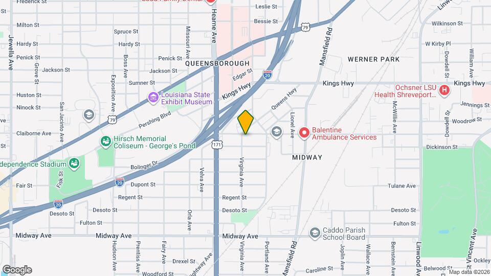 2551 Claiborne Ave Map and Location Details