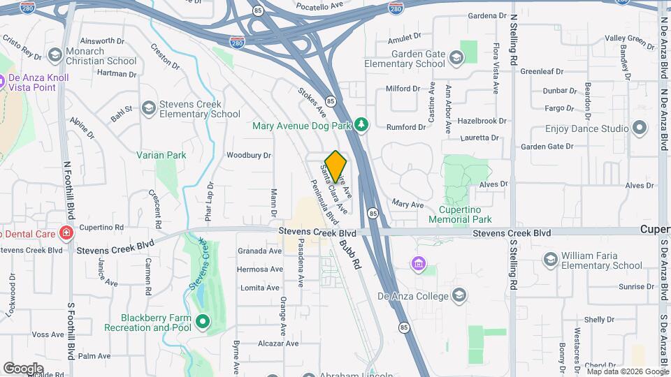 10150 Santa Clara Ave Map and Location Details