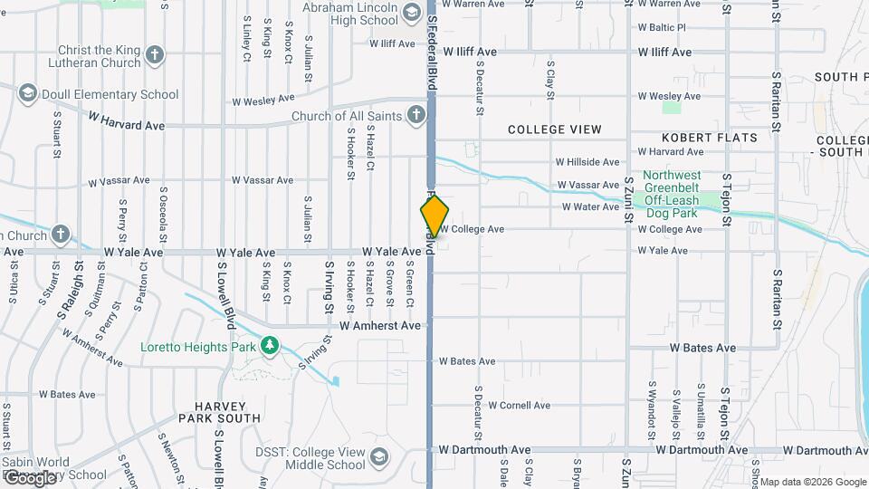 Golden Spike Apartments Map and Location Details