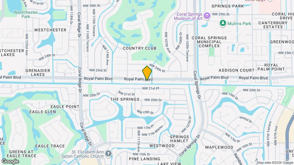 11006 Royal Palm Blvd, Unit 11006 Royal Palm Blvd Map and Location Details