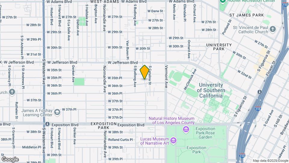 1201 W 36th St Map and Location Details