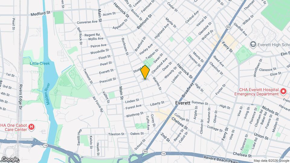 17 Cleveland Ave Map and Location Details