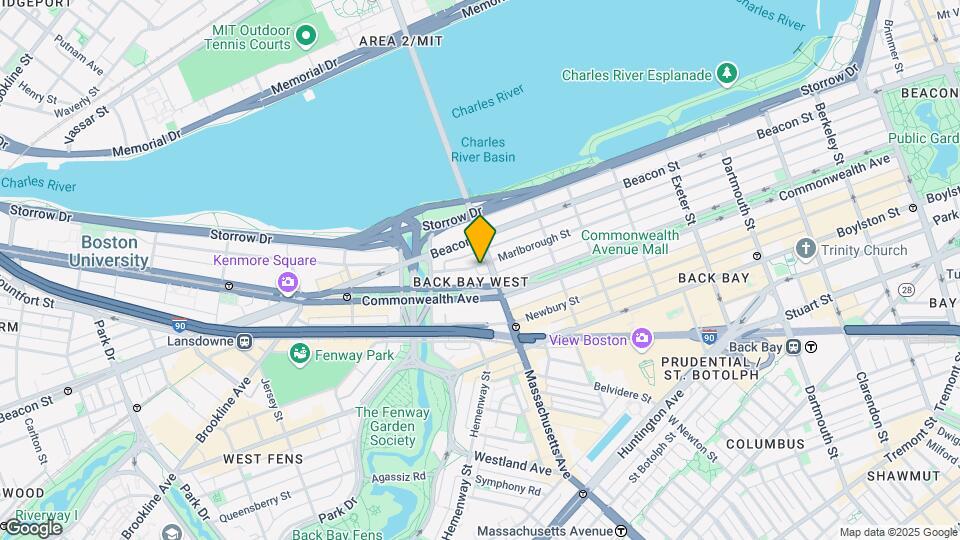 428 Marlborough St, Unit 9 Map and Location Details