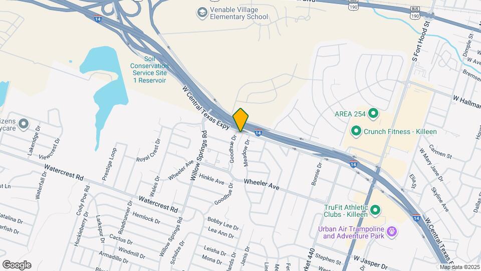 1100 Goodhue Dr Map and Location Details