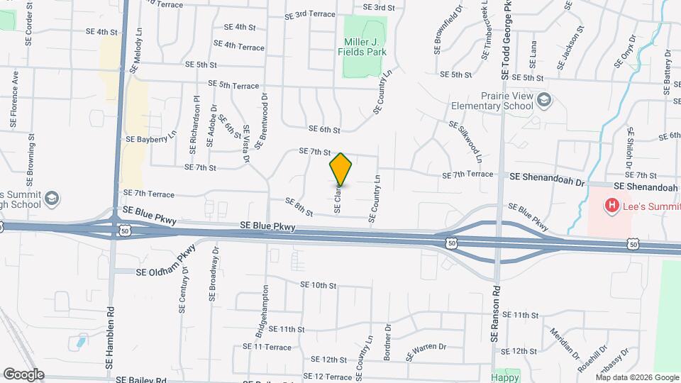 733 SE Claremont St Mapa y Detalles de la Ubicación