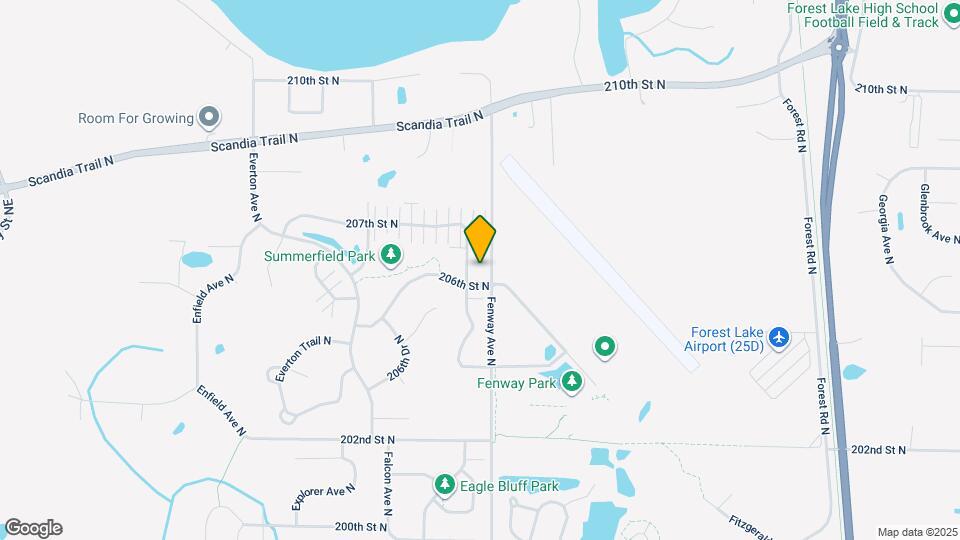 20613 Fenston Ave N Map and Location Details