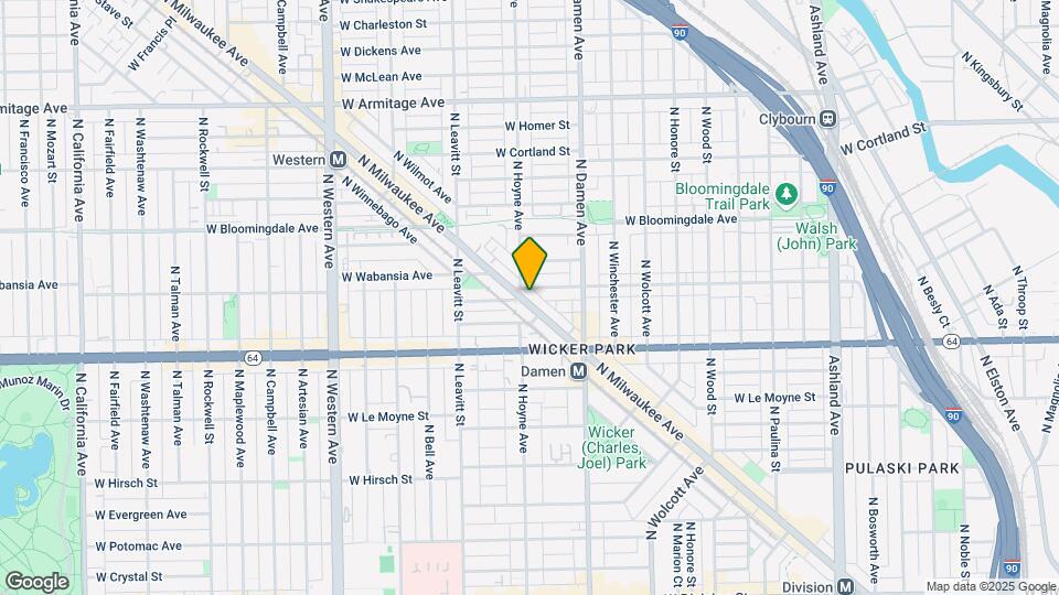 2089 W Wabansia Ave, Unit 310 Map and Location Details