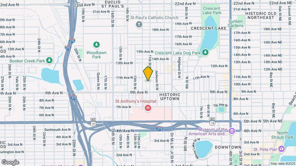 1010-1011 11th St N Map and Location Details