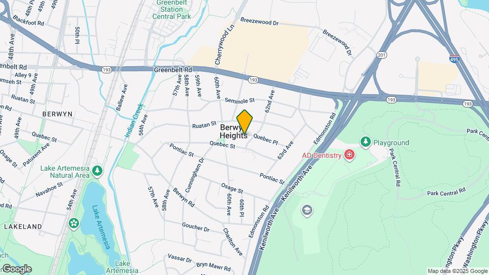 6121 Quebec Pl Map and Location Details