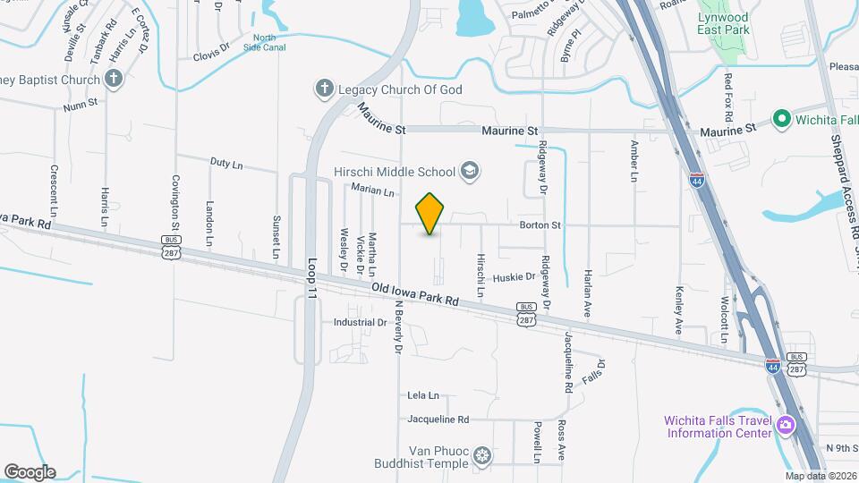 3113 Borton St Map and Location Details