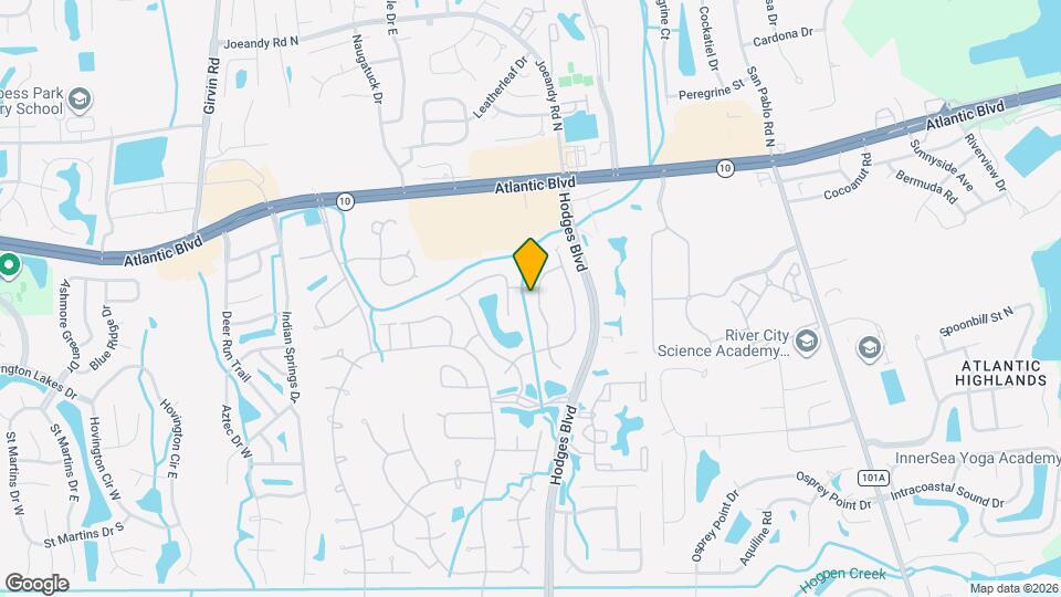 1722 Branch Vine Dr W Map and Location Details