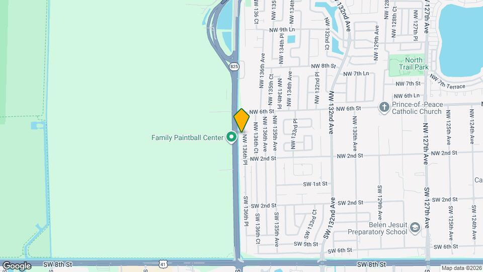 344 NW 136th Pl Map and Location Details