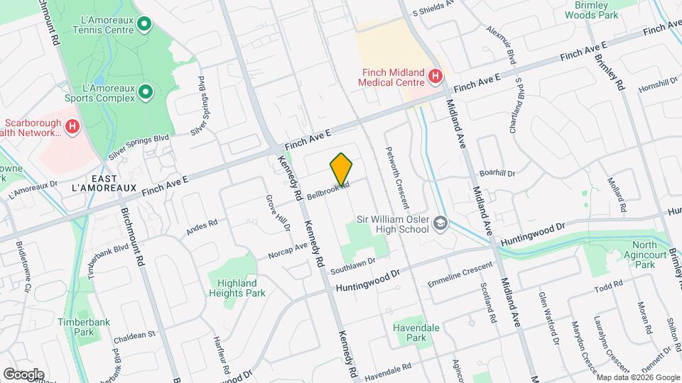 21 Bellbrook Rd Map and Location Details