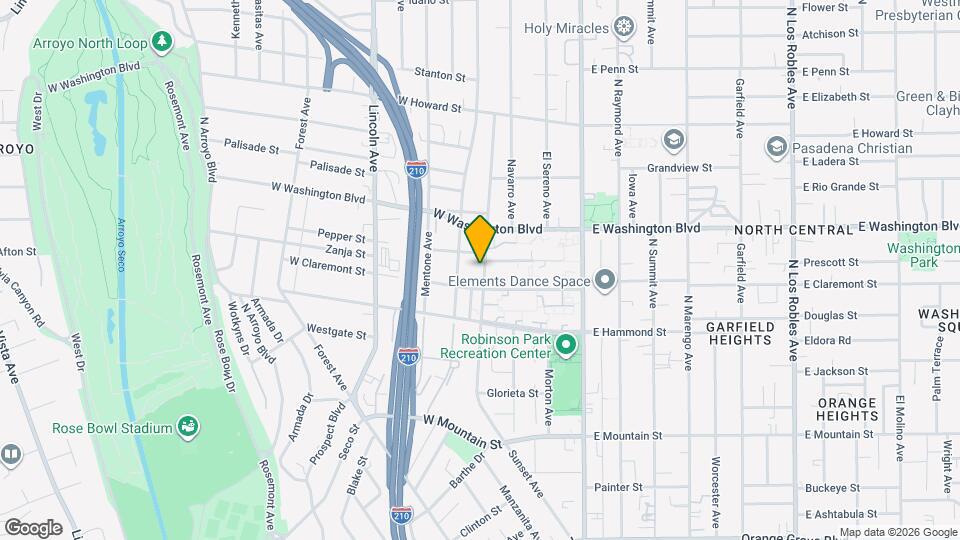 1255 Sunset Ave Map and Location Details