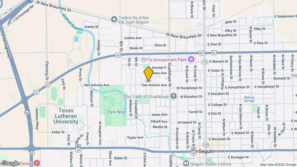 702 San Antonio Ave Map and Location Details