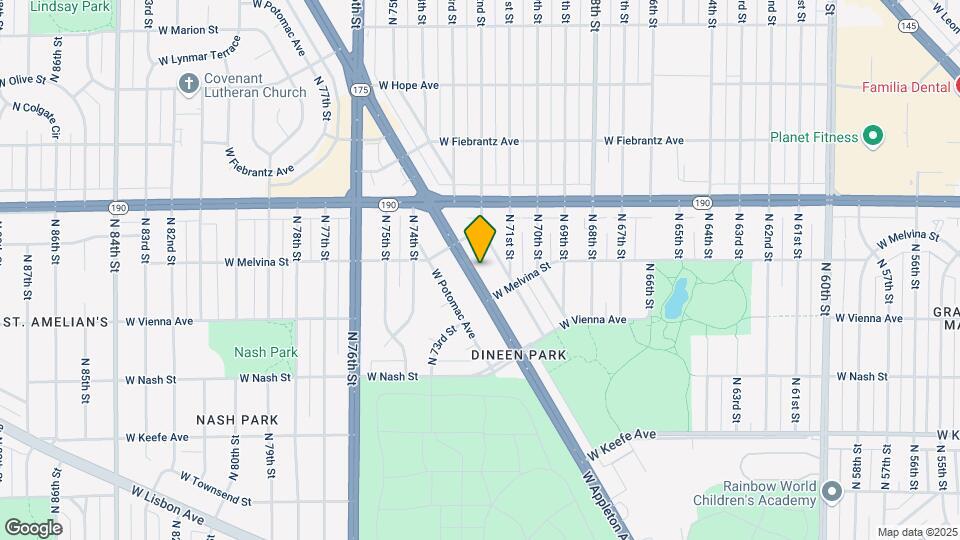7238 W Appleton Ave Map and Location Details