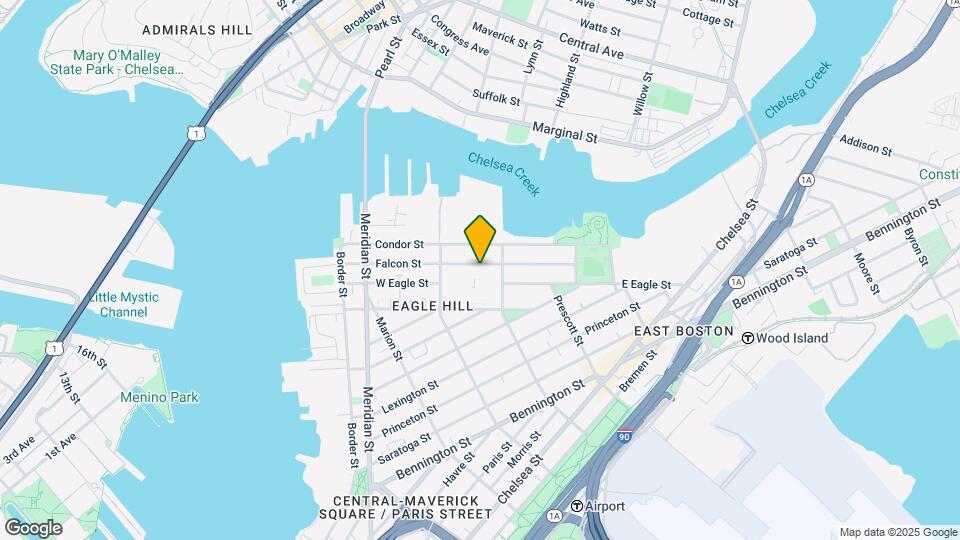 117 Falcon St, Unit #1 Mapa y Detalles de la Ubicación