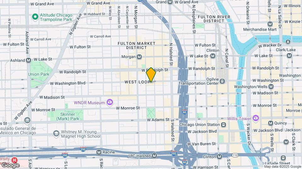 911 W Washington Blvd Map and Location Details