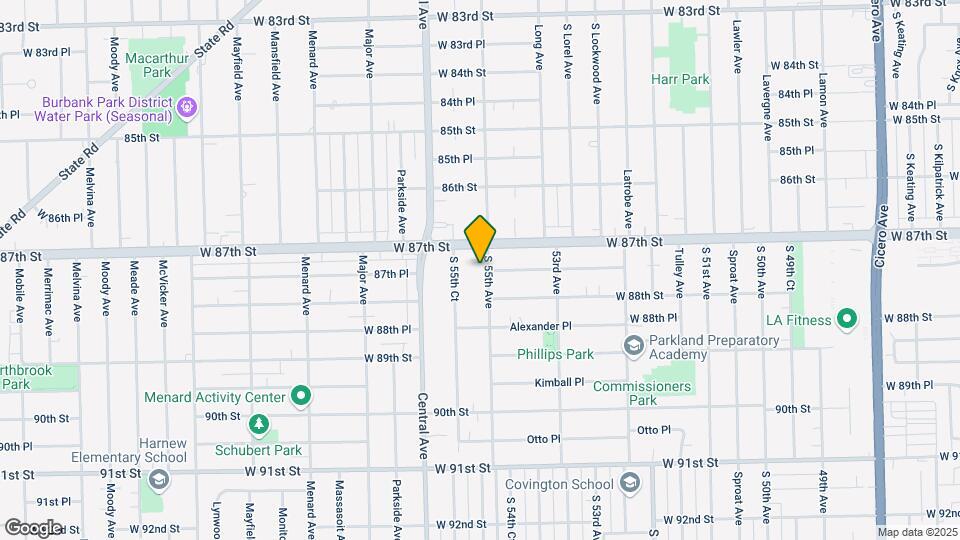 8714 S 55th Ave Map and Location Details