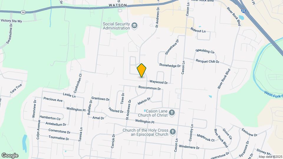 2810 Waywood Dr Map and Location Details