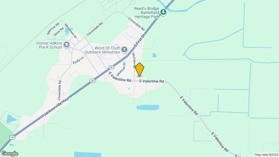 309 E Valentine Rd Map and Location Details