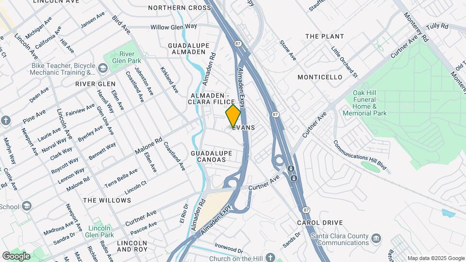 2128 Canoas Garden Ave Map and Location Details