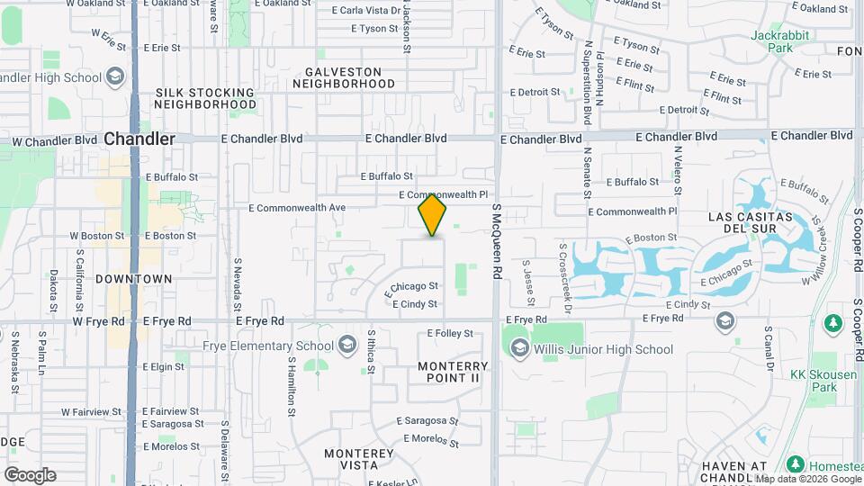 851 E Boston St Map and Location Details