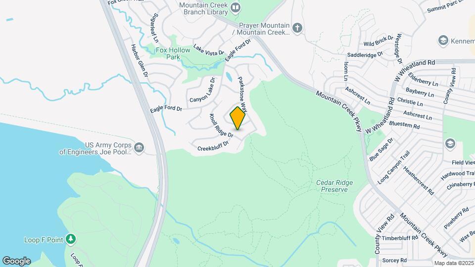 6440 Knoll Ridge Dr Map and Location Details