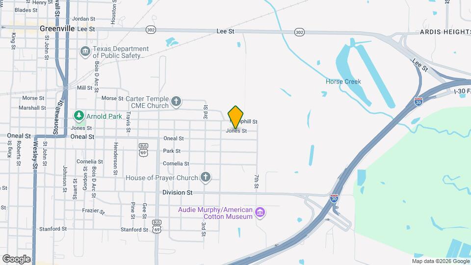 925 Jones St Mapa y Detalles de la Ubicación