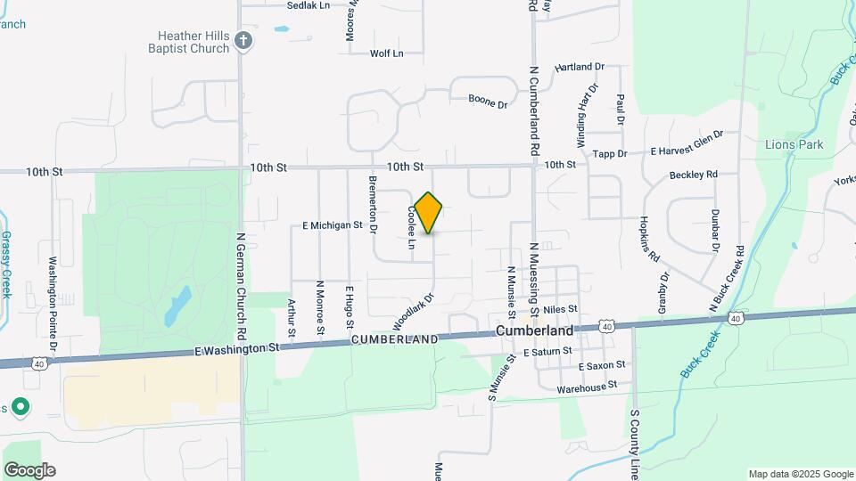 616 Woodlark Dr Map and Location Details