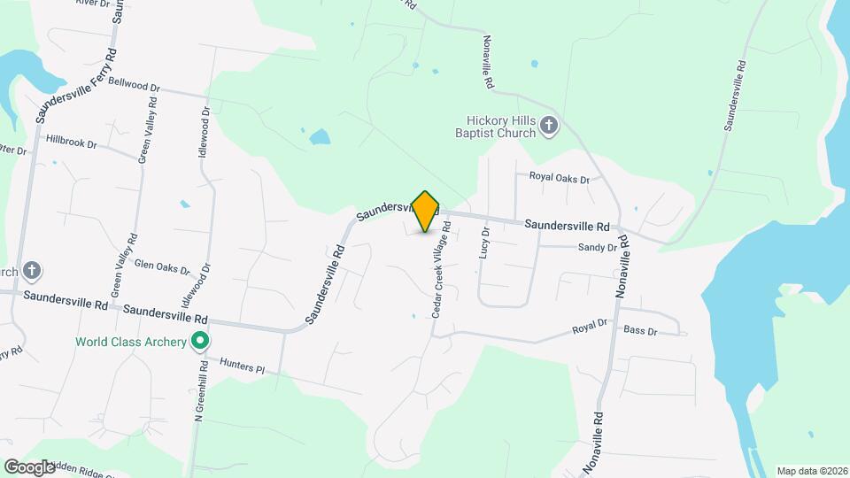 1207 Cedarbend Dr Map and Location Details