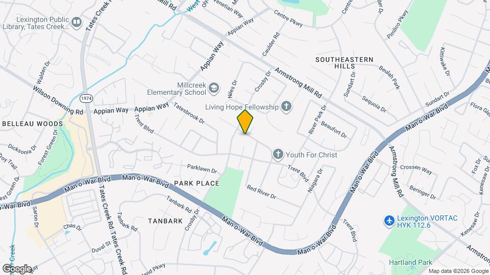 1312 Dale Dr Map and Location Details