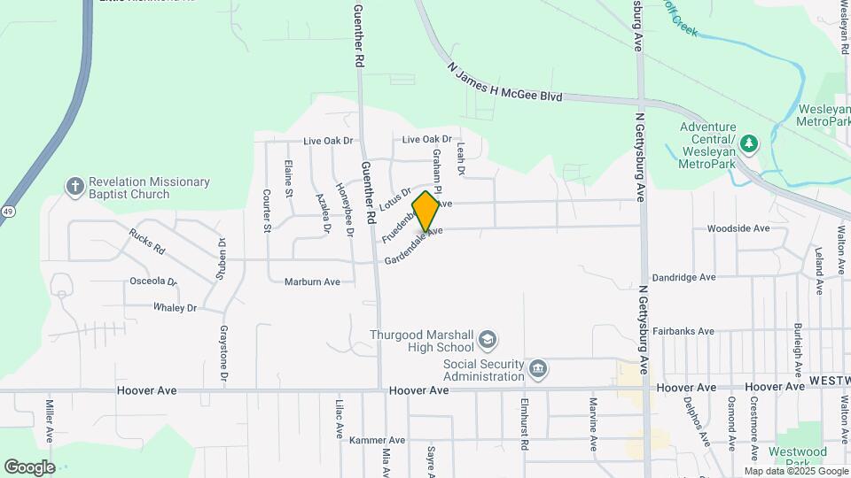 4572 Gardendale Ave Map and Location Details