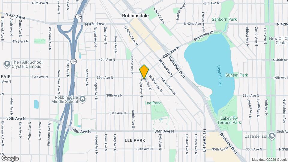 3848 Major Ave N Mapa y Detalles de la Ubicación