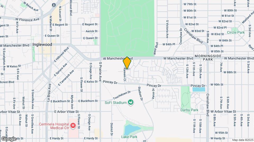 8725 Beckenham Ln Map and Location Details