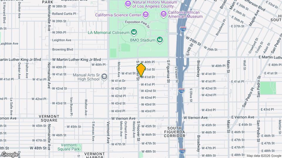 722 1/2 W 41st Dr Map and Location Details